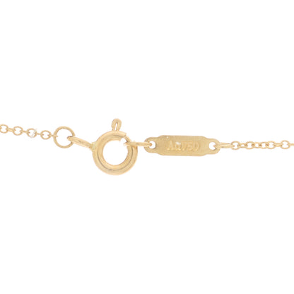 Tiffany 18K Yellow Gold Return to Tiffany Mini Double Heart Tag Pendant Necklace 4 of 6