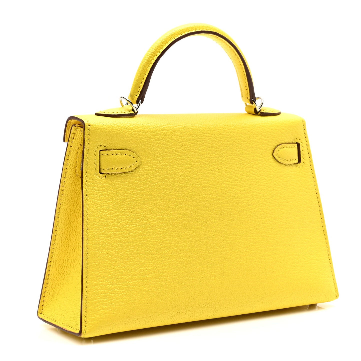 Chevre Mysore Mini Kelly Sellier 20 Jaune Citron