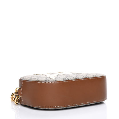 Gucci GG Supreme Monogram Blind For Love Embroidered Mini Chain Shoulder Bag Beige Tuscany 4 of 9