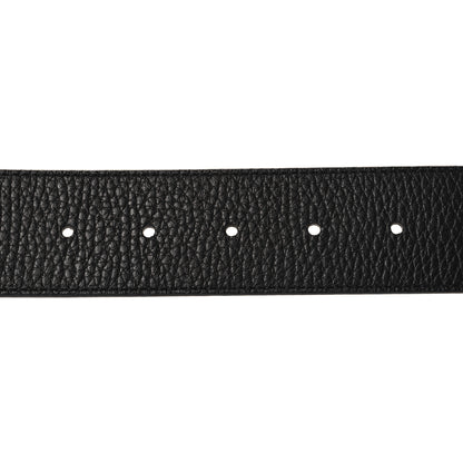Louis Vuitton Taurillon Calfskin 30mm LV Initiales Reversible Belt 95 38 95 38 Black 3 of 5