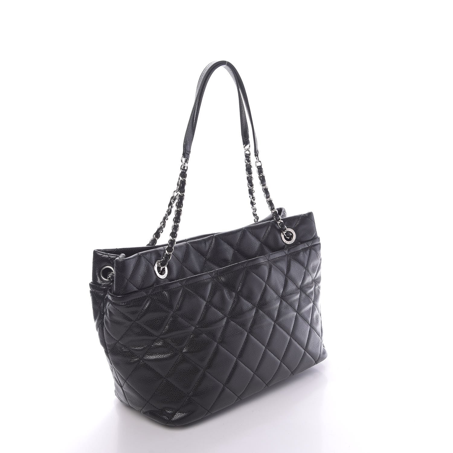 Chanel Caviar Quilted Timeless CC Soft Tote Black 3 of 13