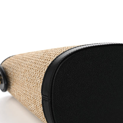 Louis Vuitton Raffia Petit Bucket Black 11 of 13