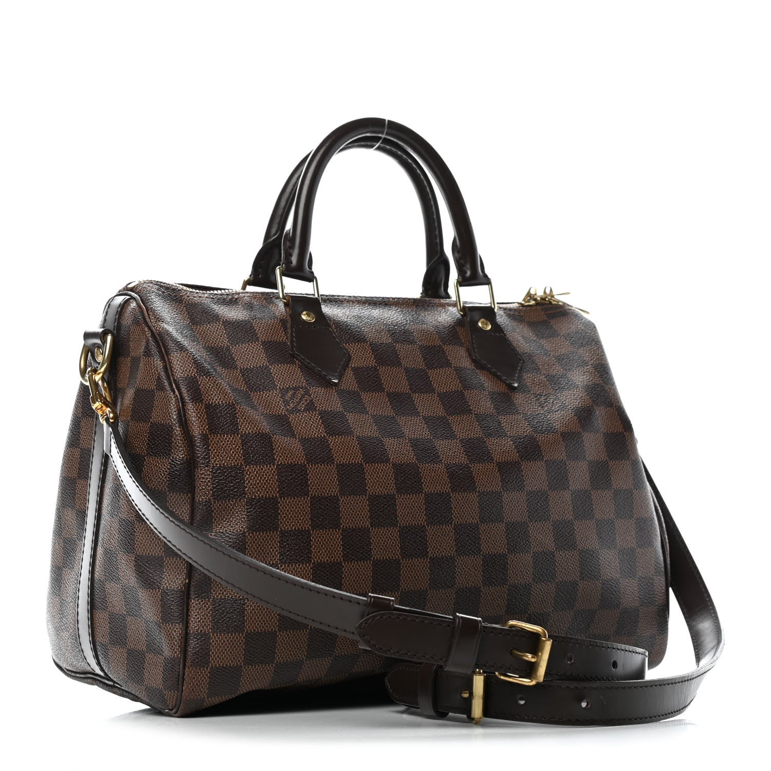 Louis Vuitton Damier Ebene Speedy Bandouliere 30 2 of 4