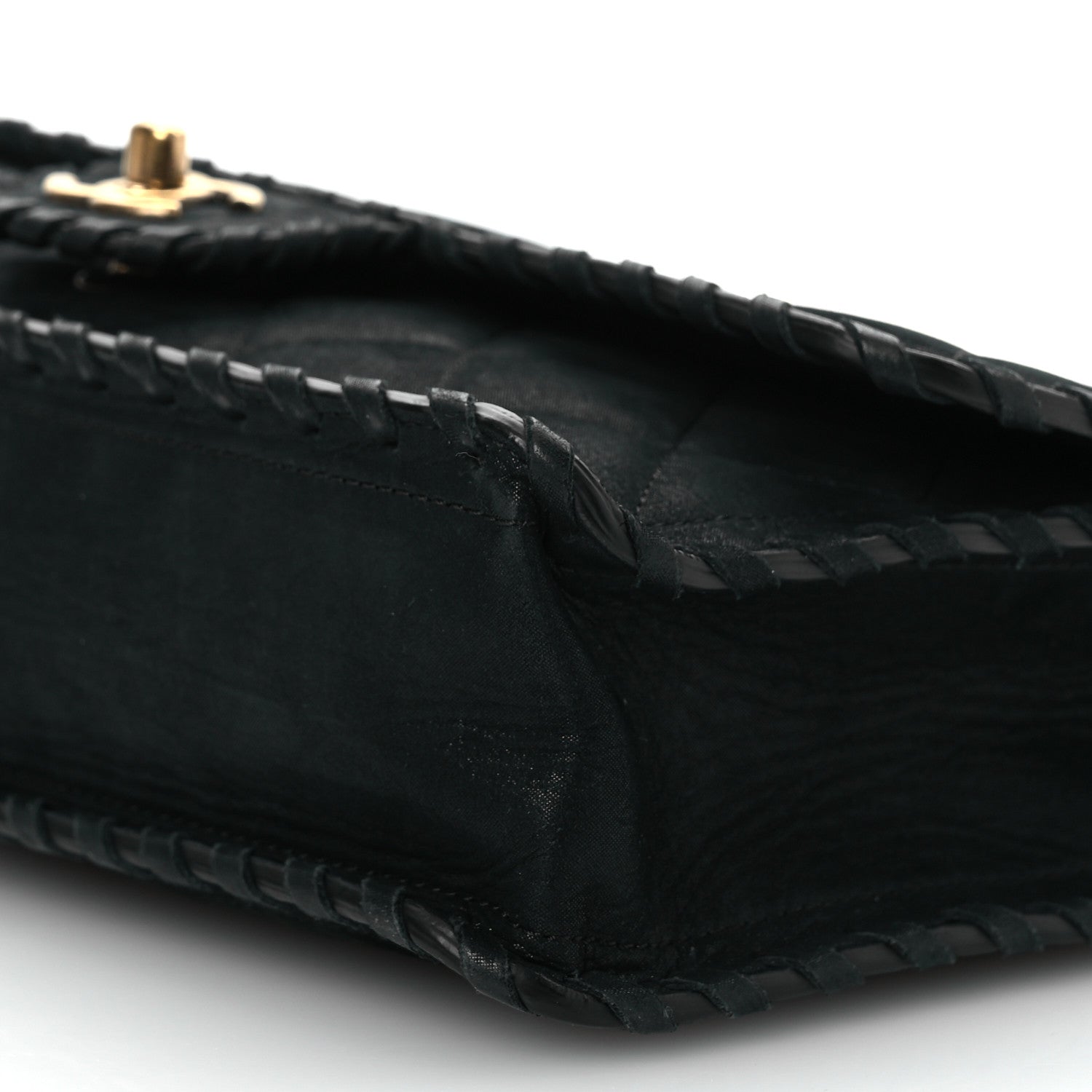 Chanel Iridescent Calfskin Small Happy Stitch Flap Black 11 of 13