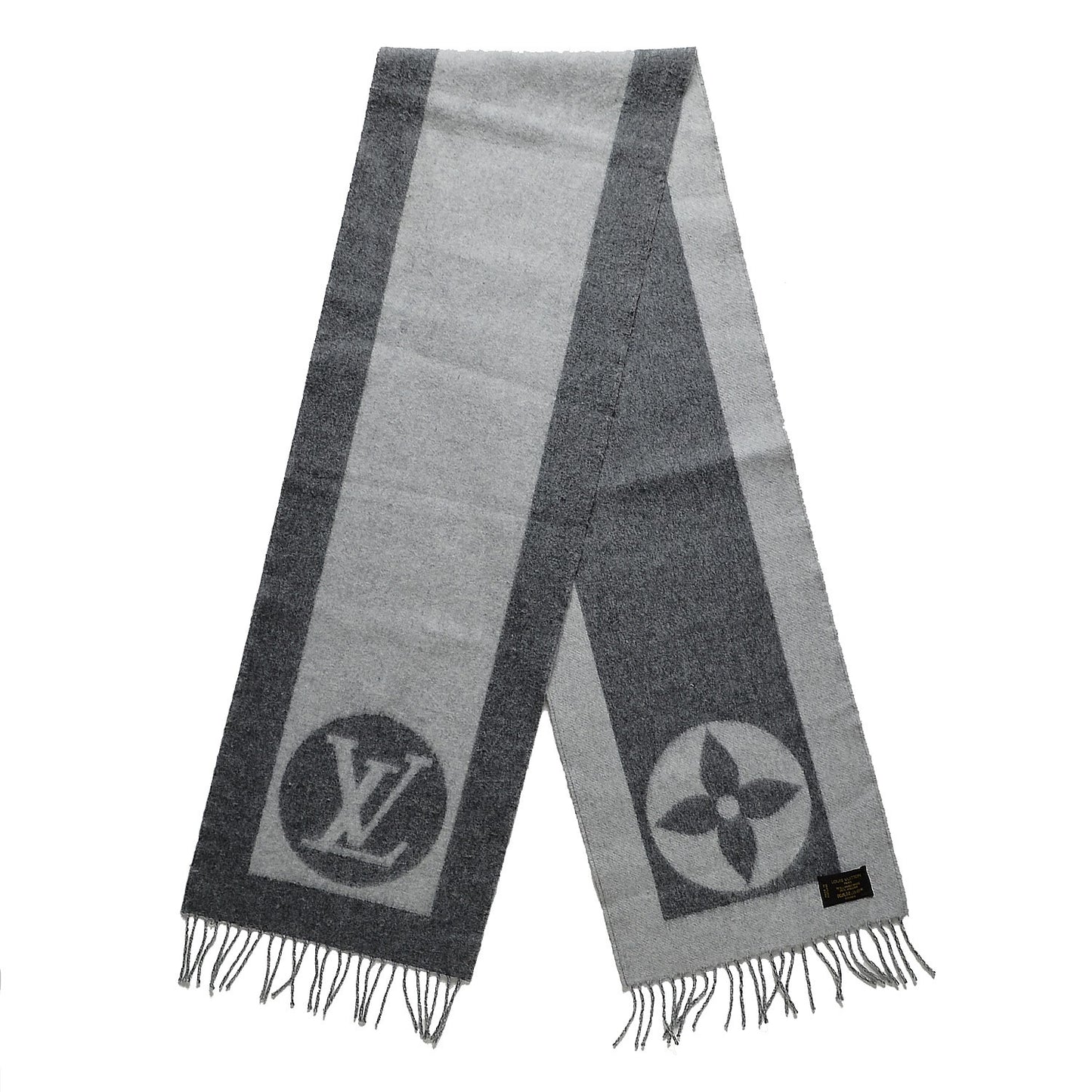 Lambswool Angora Cardiff Scarf Grey