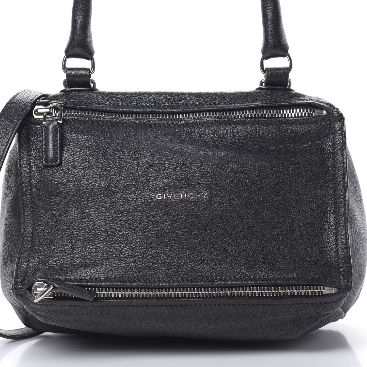 Sugar Goatskin Small Pandora Black