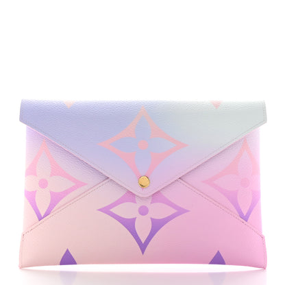 Louis Vuitton Monogram Giant Spring in the City Kirigami Pochette Set Sunrise Pastel Midnight Fuchsia Sunset Kaki 2 of 12