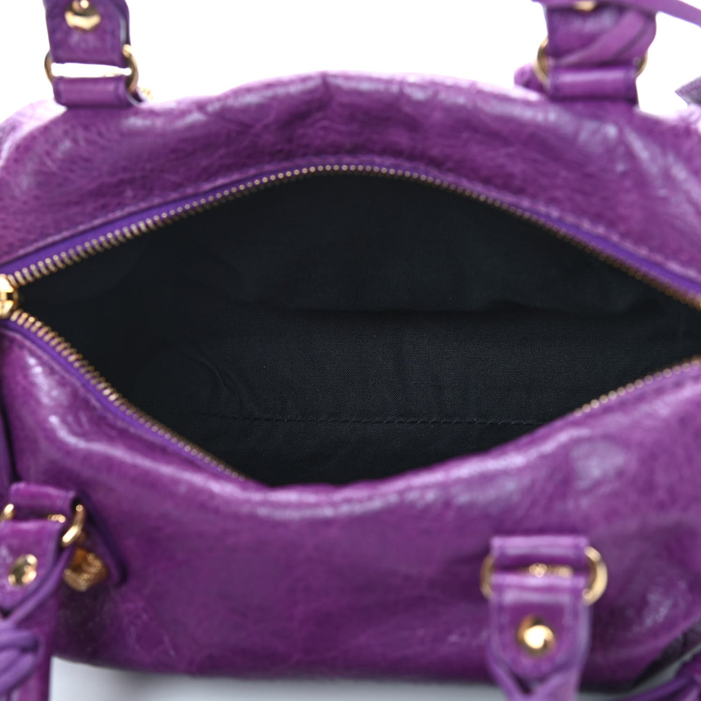 Agneau Giant 21 Gold Hardware Mini Twiggy Ultraviolet