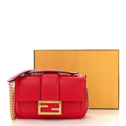 Fendi Nappa Apolo Mini Chain Baguette Red 12 of 12