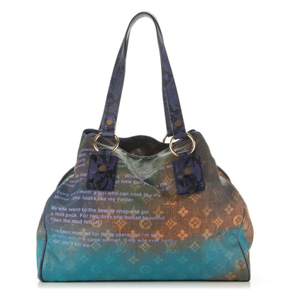 Louis Vuitton Monogram Karung Heartbreak Jokes Tote Violet 1 of 6
