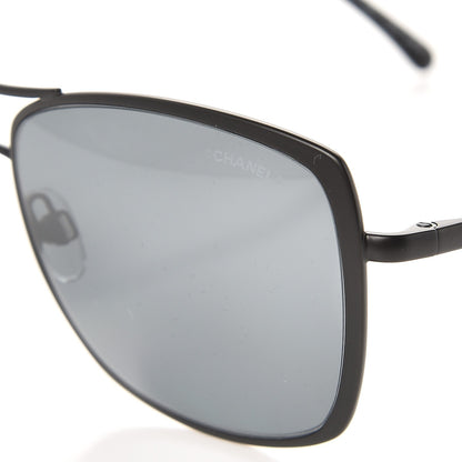 Chanel Metal Pilot Summer Sunglasses 4224 Black 8 of 11