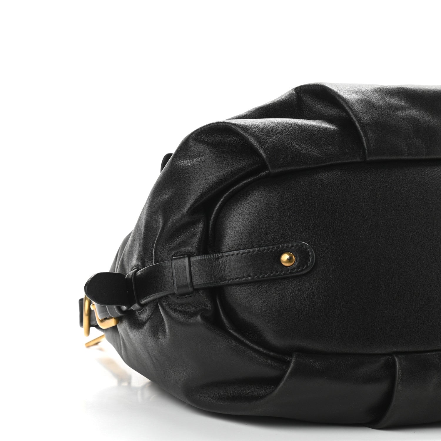Prada Vitello Soft Shopping Satchel Black 8 of 14