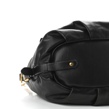 Prada Vitello Soft Shopping Satchel Black 8 of 14