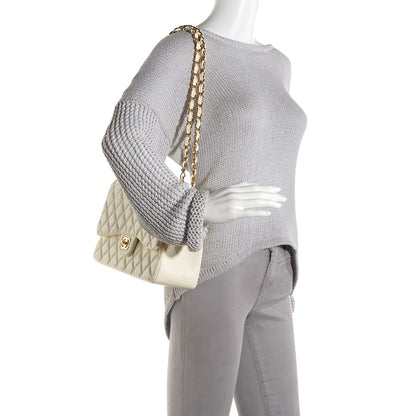 Chanel Lambskin Quilted Jumbo Double Flap White 2 of 9