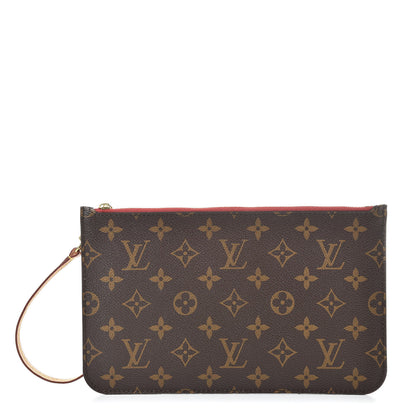 Louis Vuitton Monogram Neverfull MM GM Pochette Cherry 1 of 7