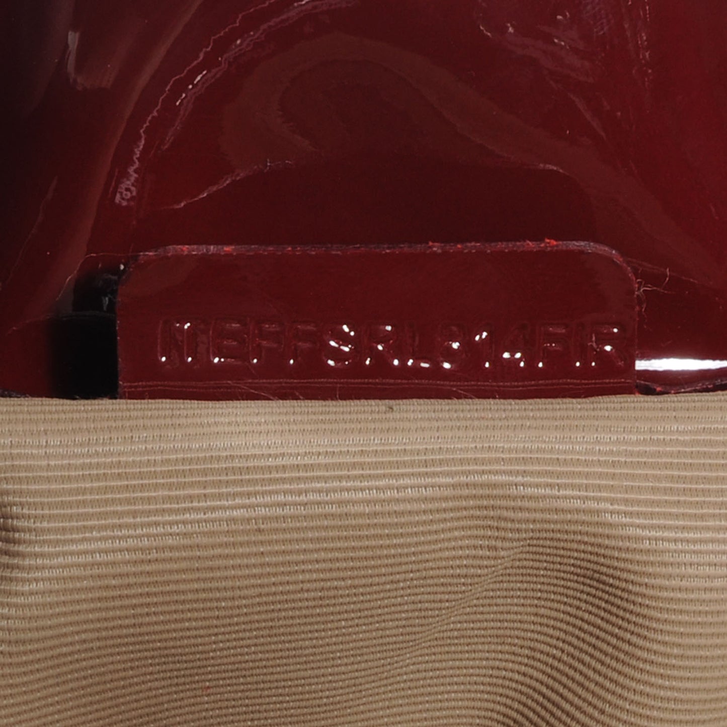 Patent Leather Supernova Check Armored Baby Beaton Red
