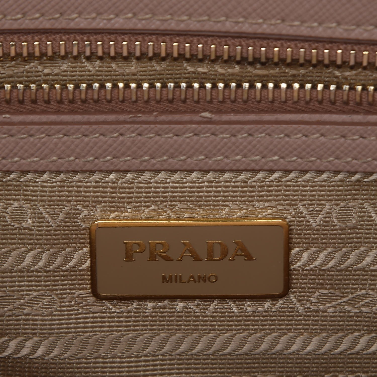 Prada Saffiano Small Galleria Double Zip Tote Cammeo 6 of 14
