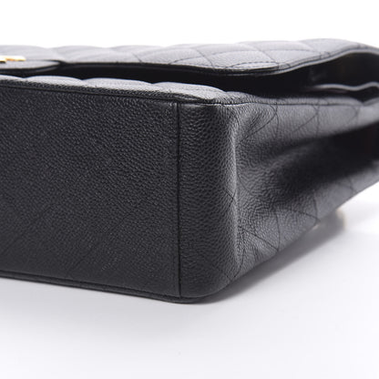 Chanel Caviar Quilted Maxi Double Flap Black 10 of 10