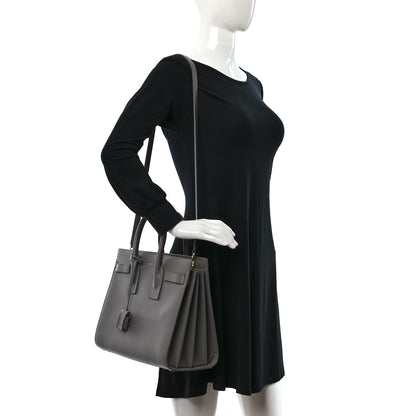 Saint Laurent Calfskin Small Sac De Jour Grey 2 of 9