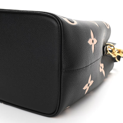 Louis Vuitton Empreinte Monogram Giant Neonoe MM Black Beige 11 of 11