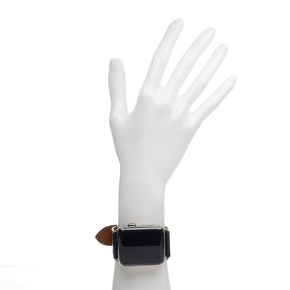 Hermes Swift 44mm Apple Watch Single Tour Bleu Indigo 2 of 8