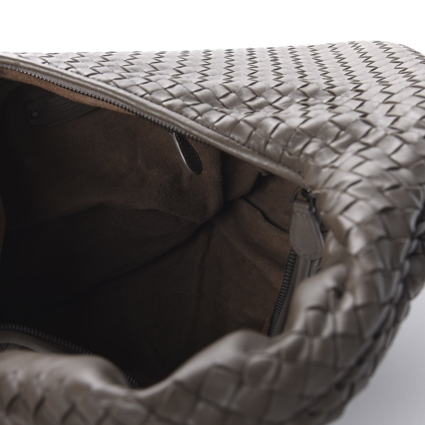 Nappa Intrecciato Medium Veneta Hobo Shadow