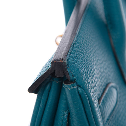 Hermes Taurillon Clemence Birkin 30 Cobalt 15 of 15
