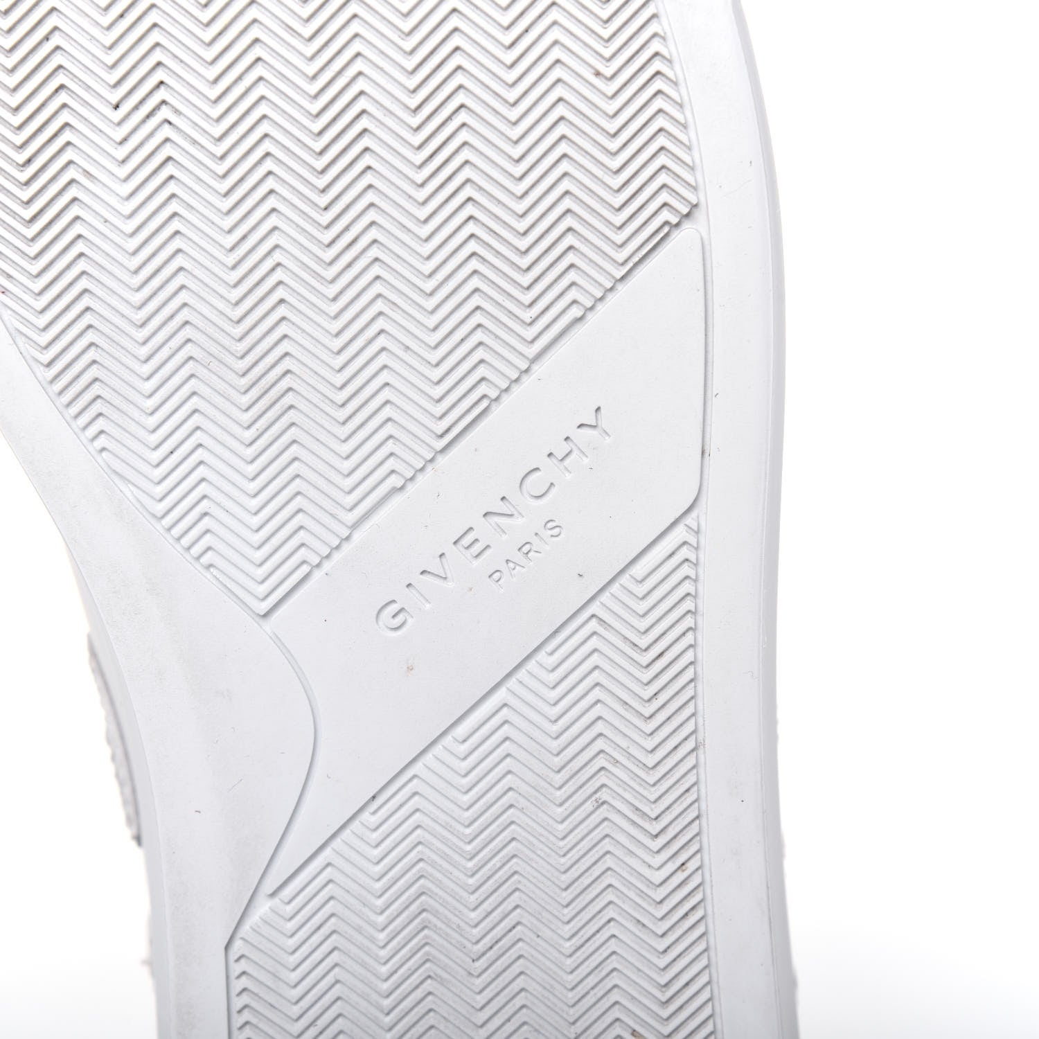Givenchy Calfskin Reverse Logo Womens Urban Street Sneakers 39.5 White Silver 6 of 14
