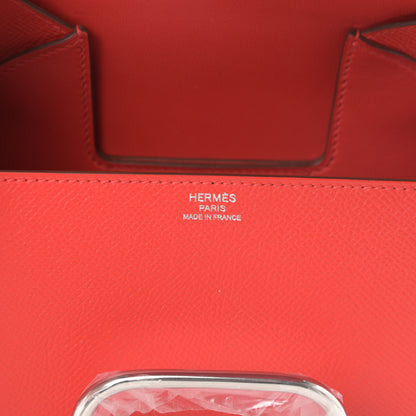 Hermes Epsom Mini Della Cavalleria Rouge De Coeur 6 of 10