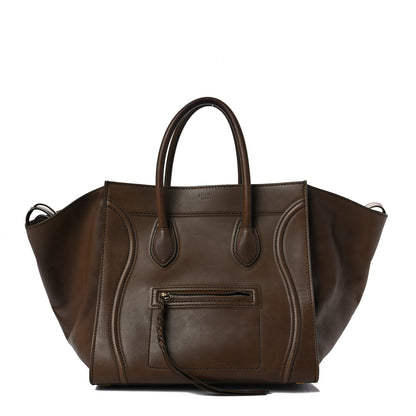 Celine Supple Calfskin Medium Phantom Luggage Taupe 1 of 9