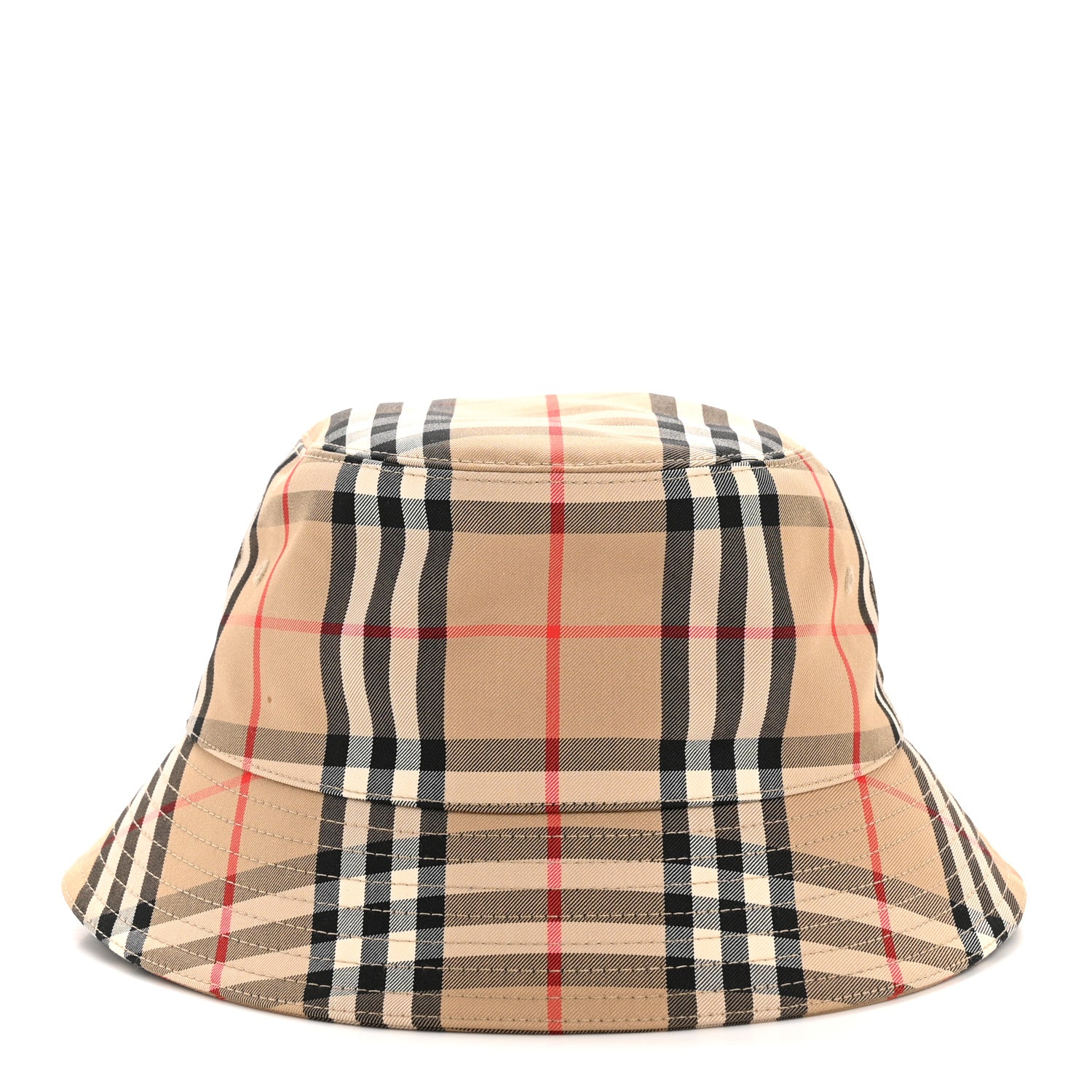 Burberry Technical Cotton Vintage Check Bucket Hat S Archive Beige 3 of 8