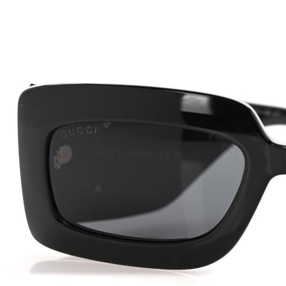 Gucci Acetate Rectangular Sunglasses GG0811S Black 8 of 9