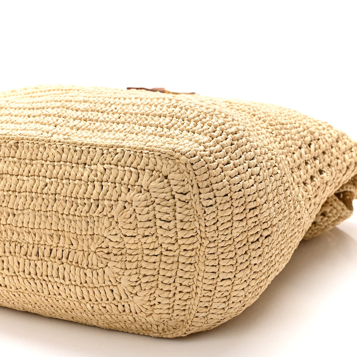 Saint Laurent Raffia Monogram Hobo Naturale 9 of 10