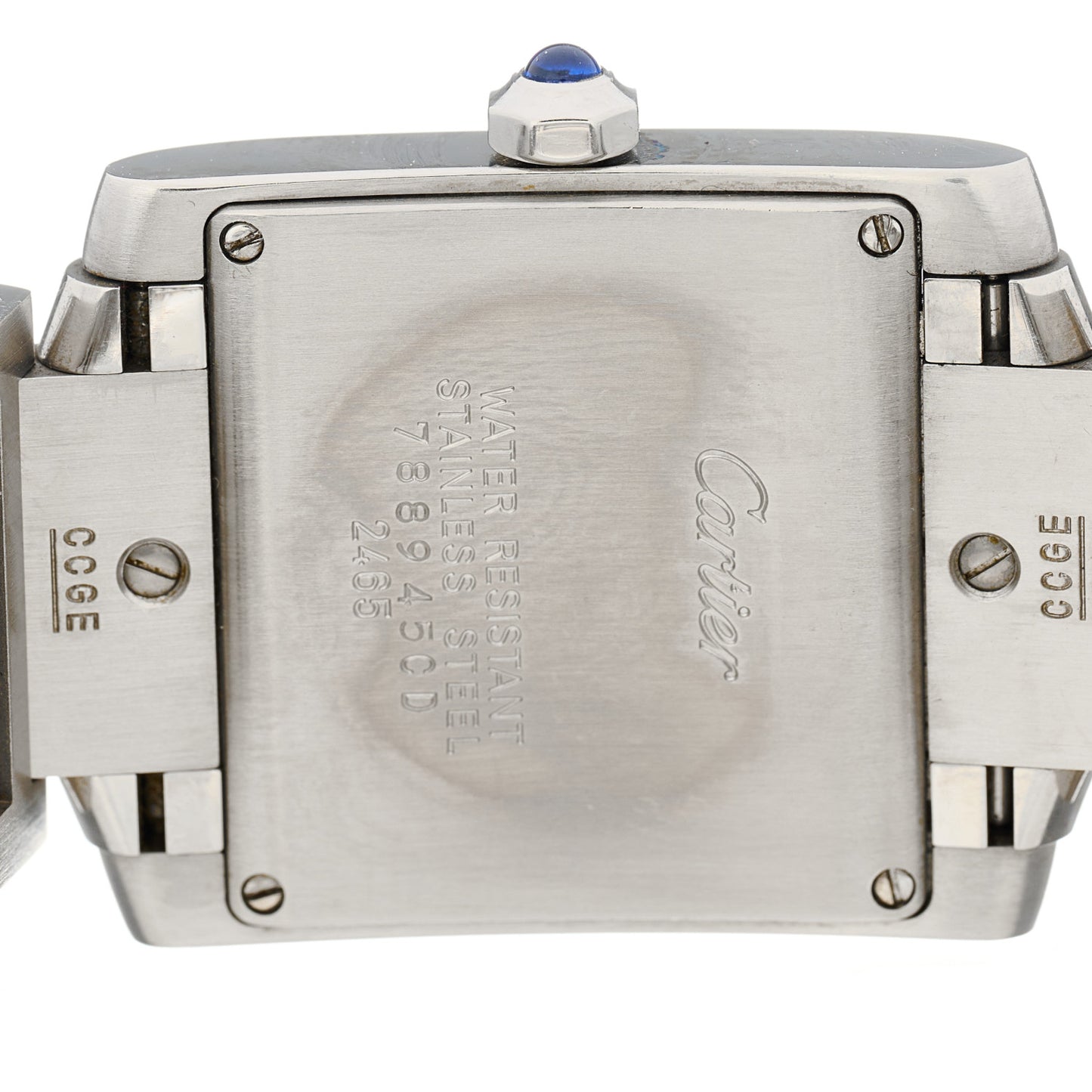 Stainless Steel 25mm Tank Francaise Quartz Watch