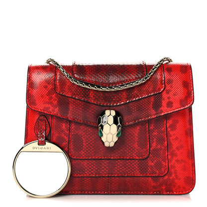 Bulgari Karung Serpenti Forever Crossbody Red 1 of 11