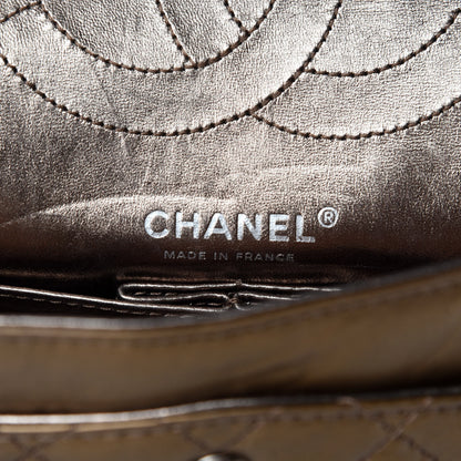 Chanel Metallic Aged Calfskin 2.55 Reissue 226 Flap Bronze 9 of 11
