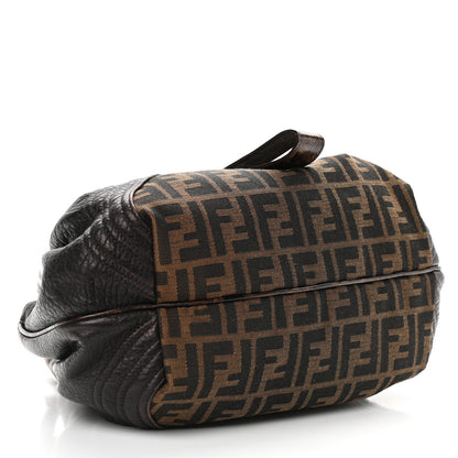 Fendi Zucca Nappa Nuvolata Vitello Tortuga Small Spy Tobacco Moro 4 of 14