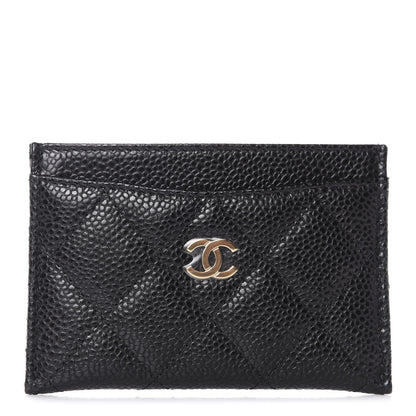 Chanel Caviar Quilted Card Holder Black 1 of 9