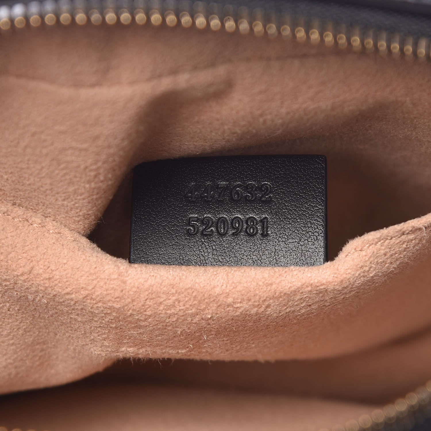 Gucci Calfskin Matelasse Small GG Marmont Chain Shoulder Bag Black 7 of 12