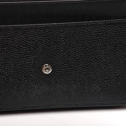Chanel Caviar Timeless CC Wallet On Chain WOC Black 13 of 15