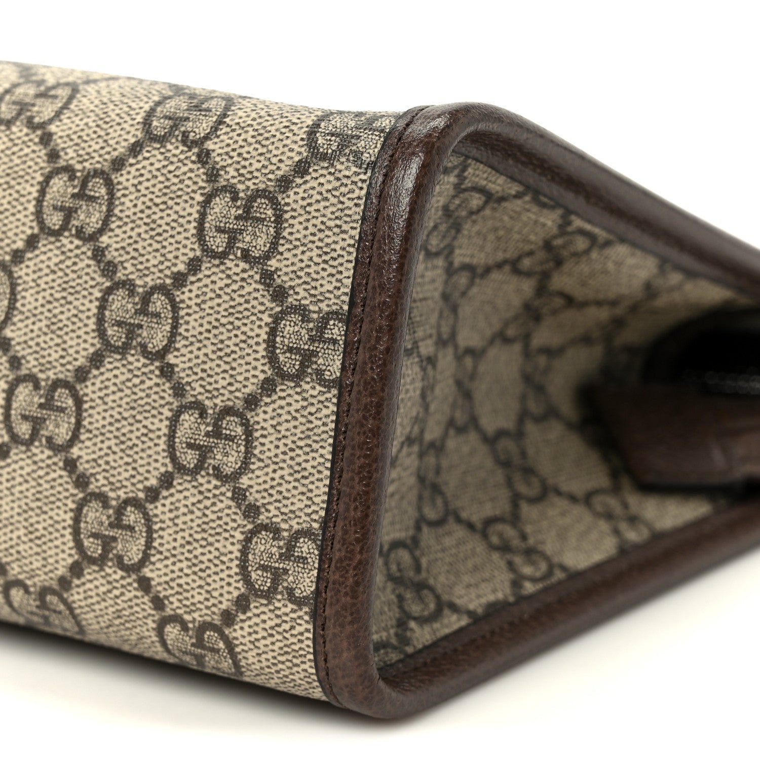 Gucci GG Supreme Monogram Web Ophidia GG Toiletry Case Beige New Acero 10 of 10