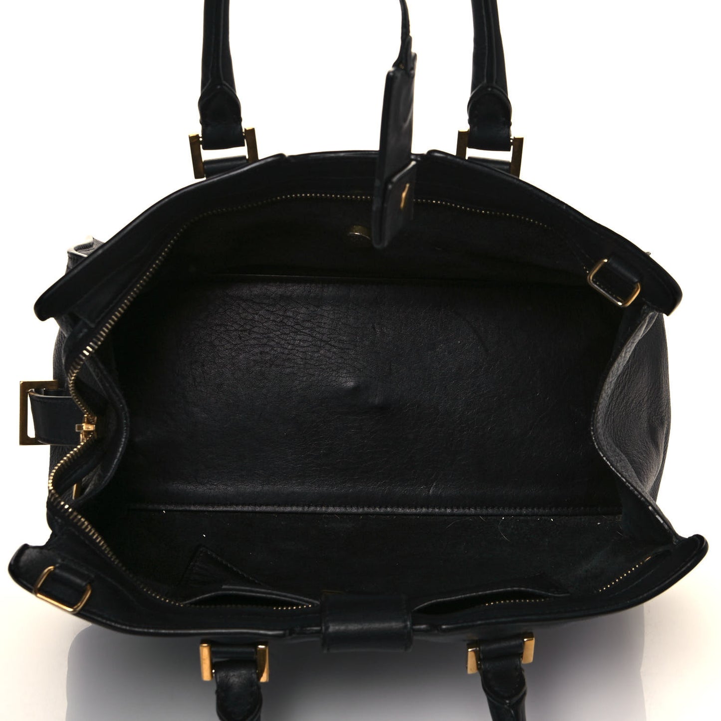 Calfskin Small Classic Y Cabas Black