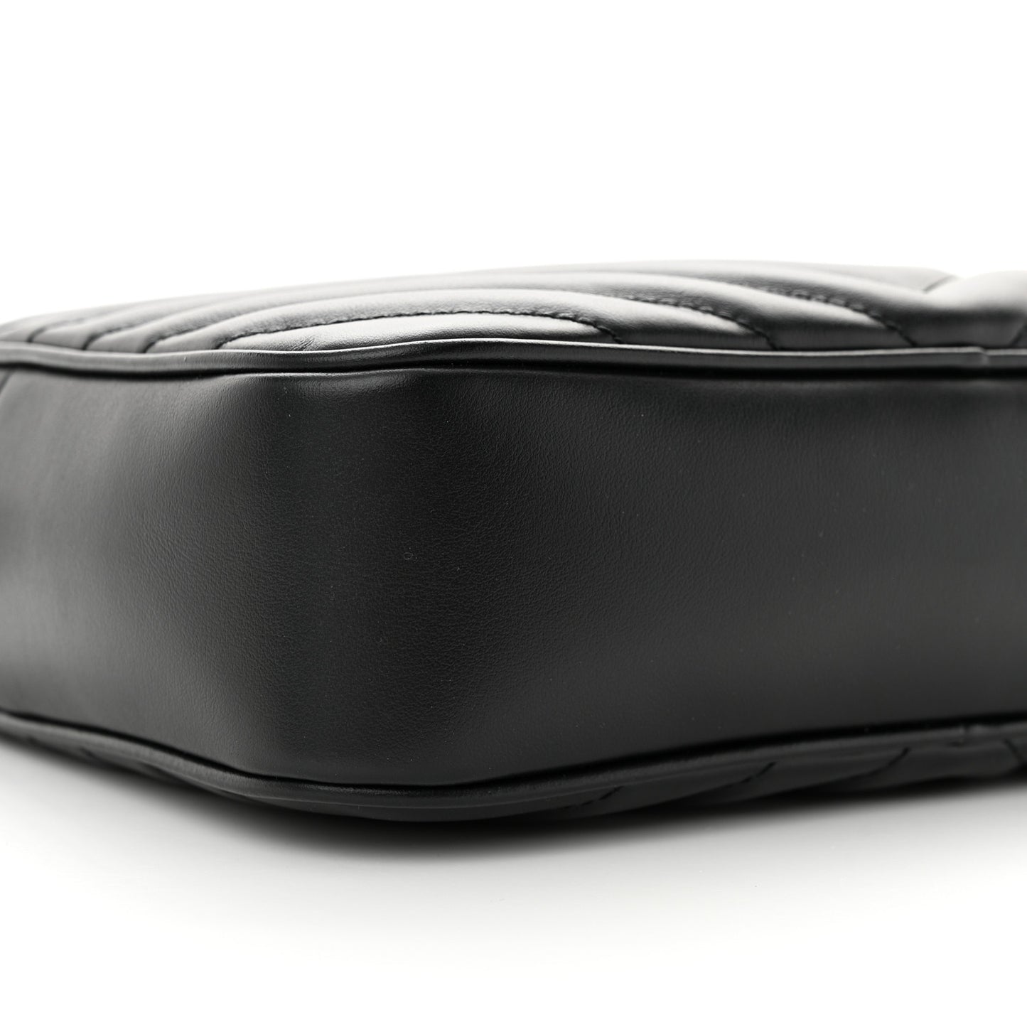Calfskin Matelasse Monogram Lou Camera Bag Black