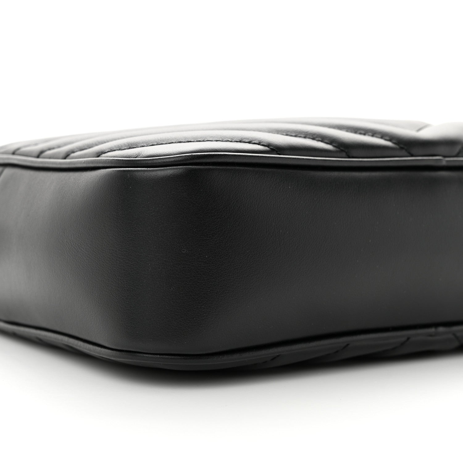 Saint Laurent Calfskin Matelasse Monogram Lou Camera Bag Black 9 of 14