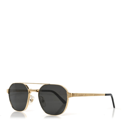Cartier Metal Aviator Sunglasses CT0571S Gold 1 of 7