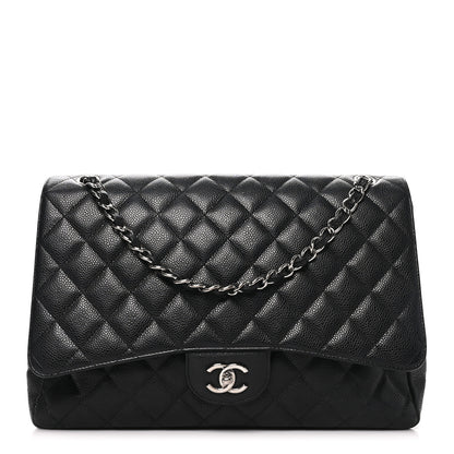 Chanel Caviar Maxi Single Flap Black 1 of 10