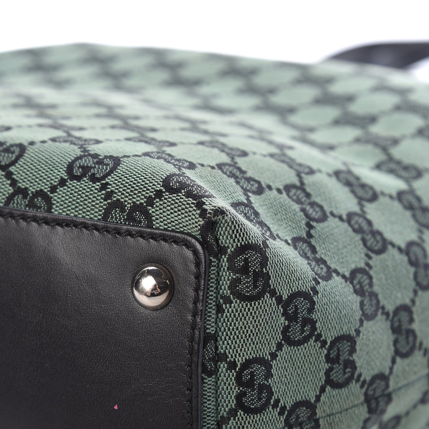 Monogram Large Eclipse Tote Green Black