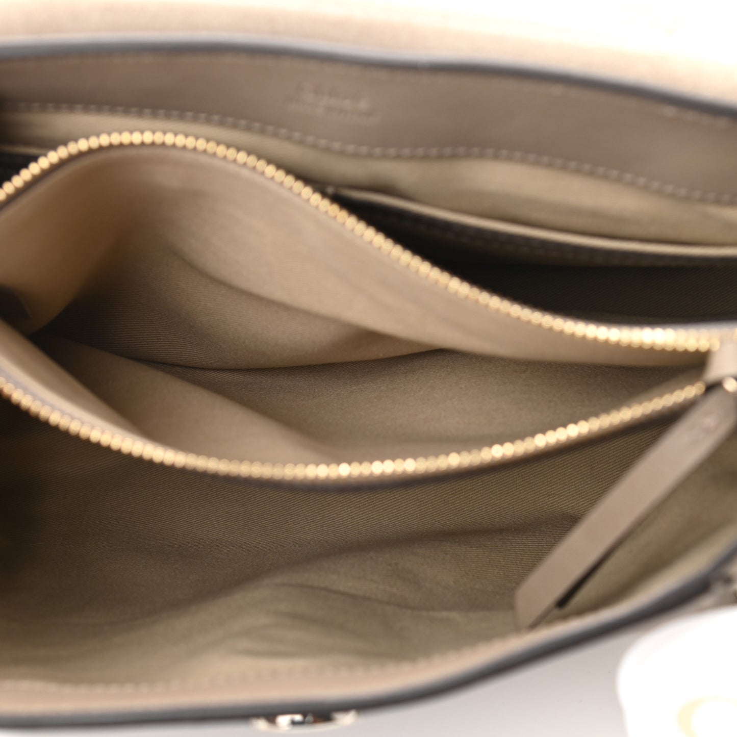 Calfskin Medium Faye Day Shoulder Bag Motty Grey