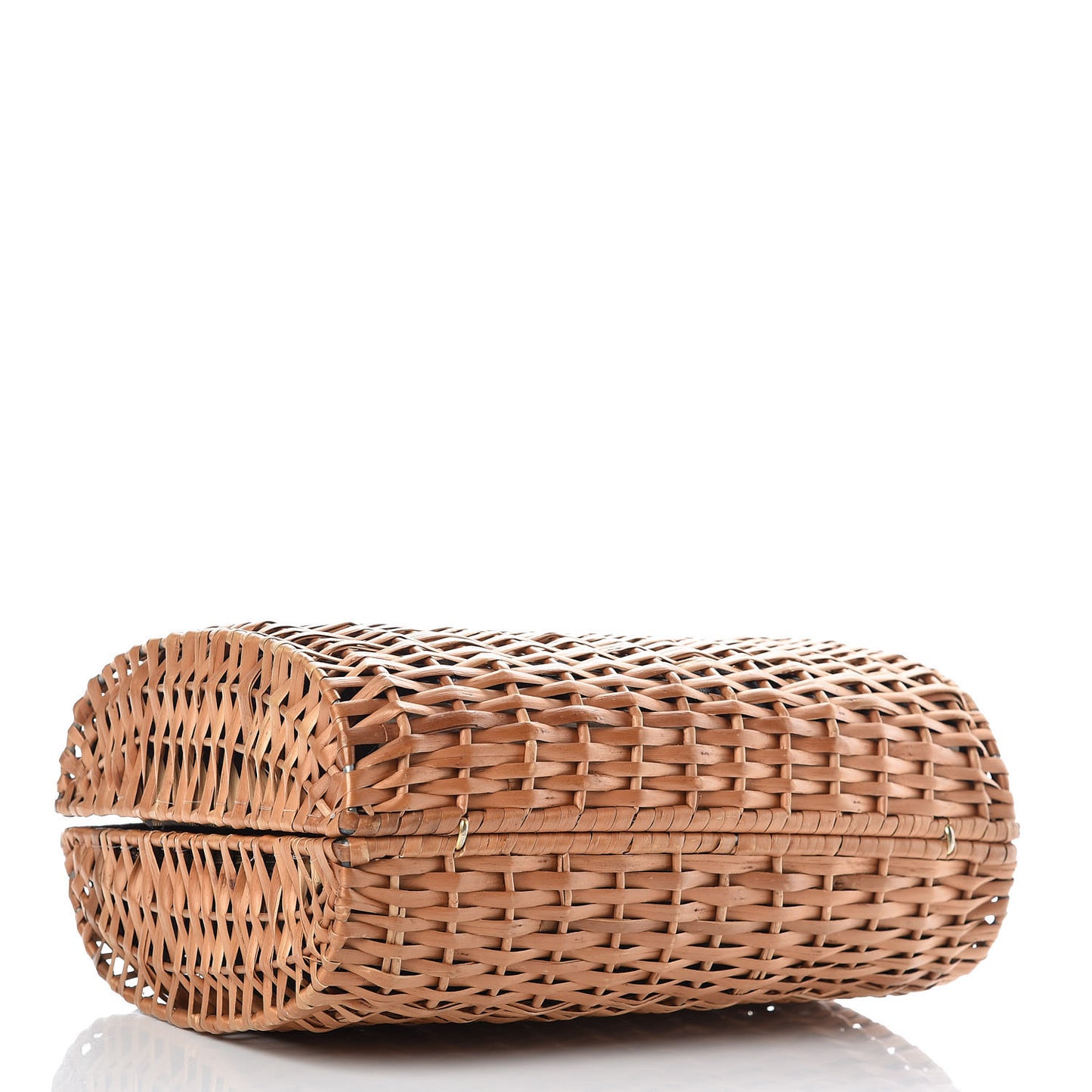 Woven Straw Wicker Bag Brown