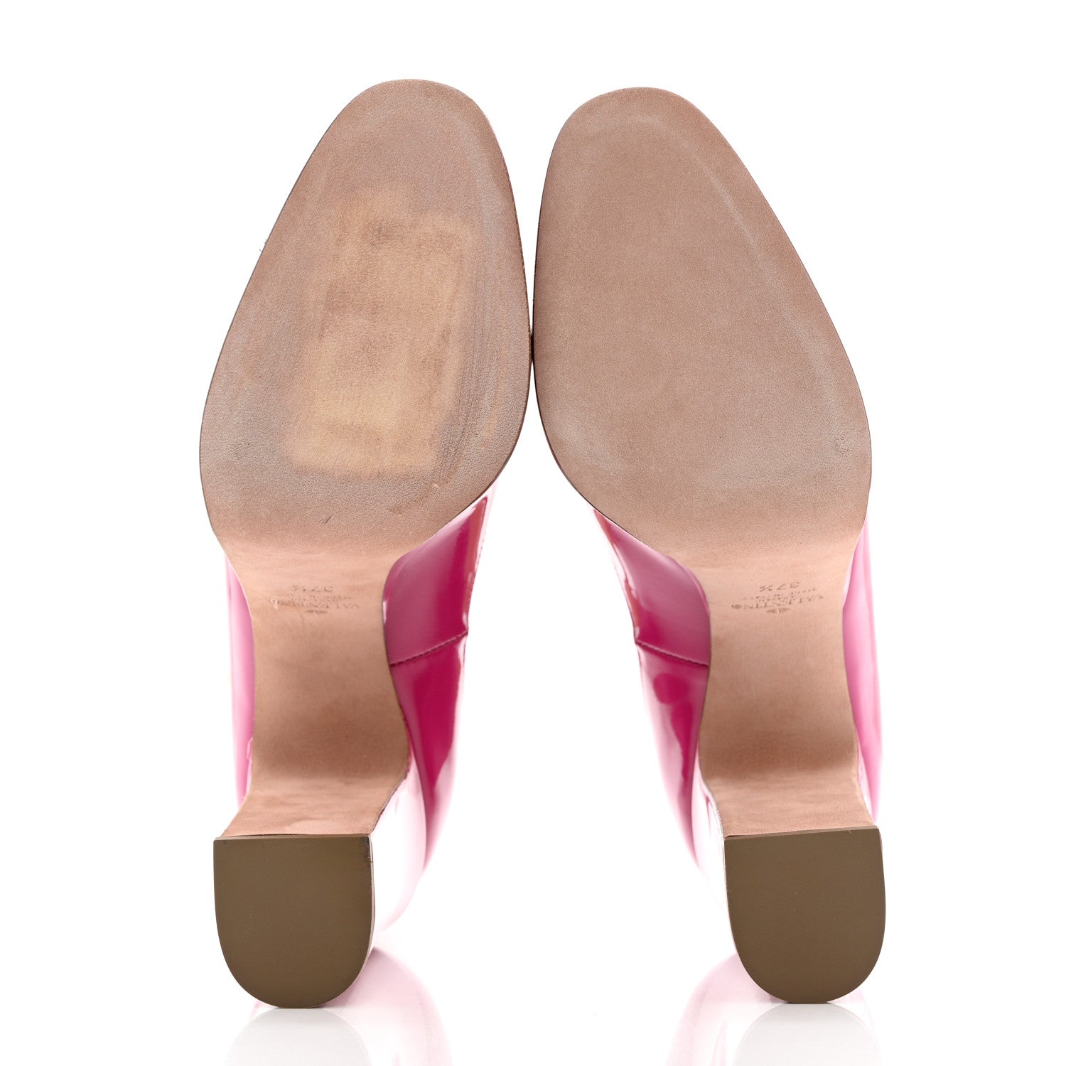 Valentino Garavani Patent Tan-Go 50/120mm Platform Pumps 37.5 Rose Violet 5 of 13